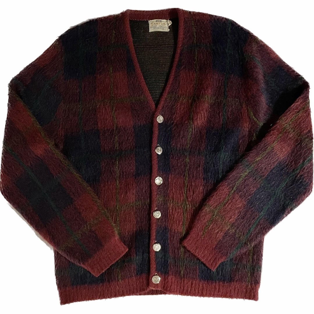 希少 60s Campus Vintage Mohair Cardiganメンズ