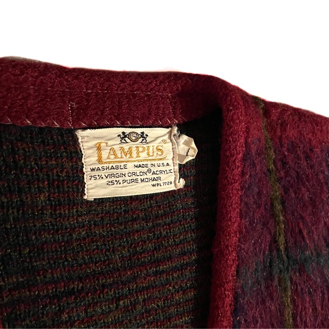 希少 60s Campus Vintage Mohair Cardigan