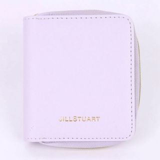 ジルスチュアート(JILLSTUART)のジルスチュアート レザー調 マルチケース 未使用 訳あり ノベルティ ブランド カードケース レディース パープル JILLSTUART(ポーチ)