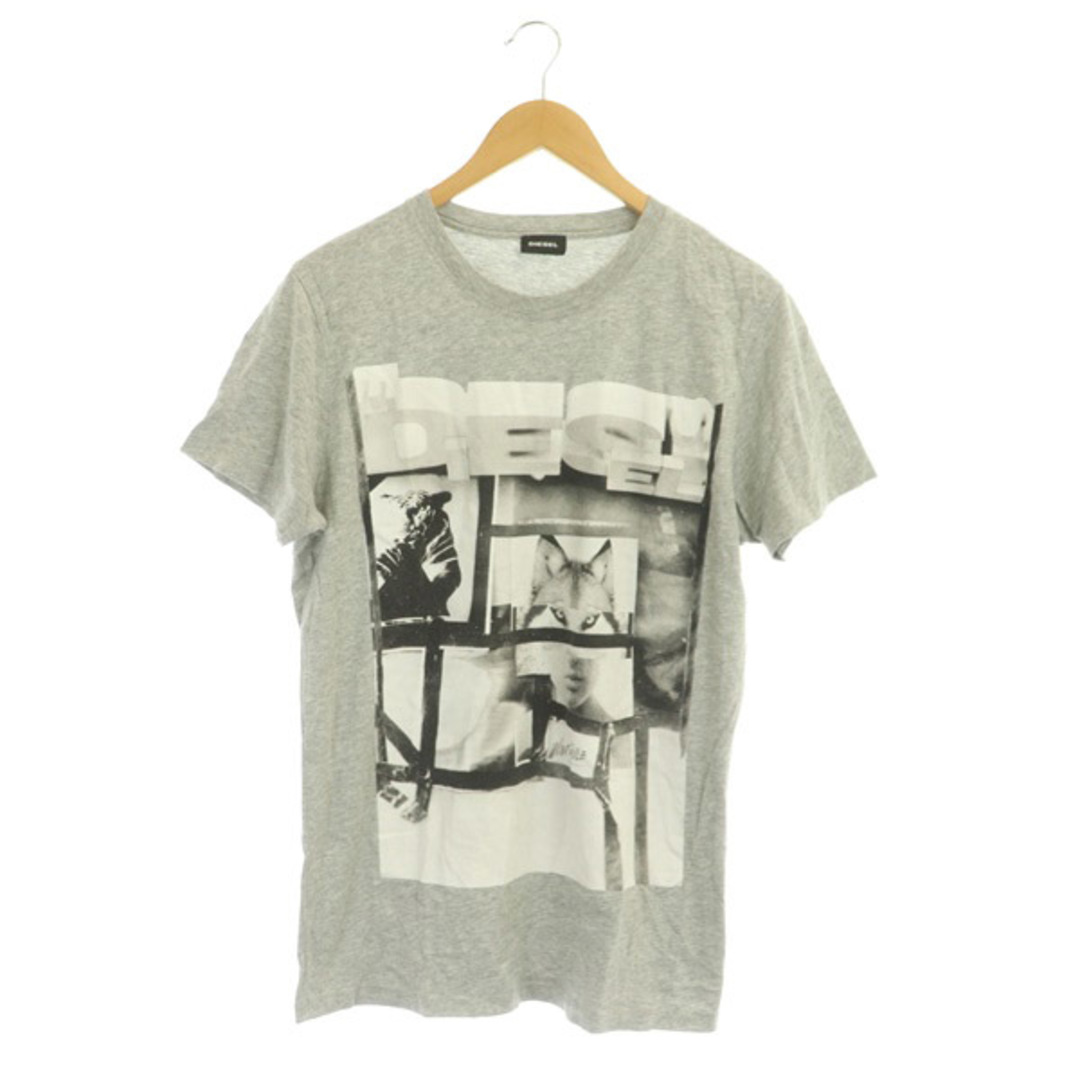 ディーゼル DIESEL Tシャツ カットソー 半袖 クルーネック プリント