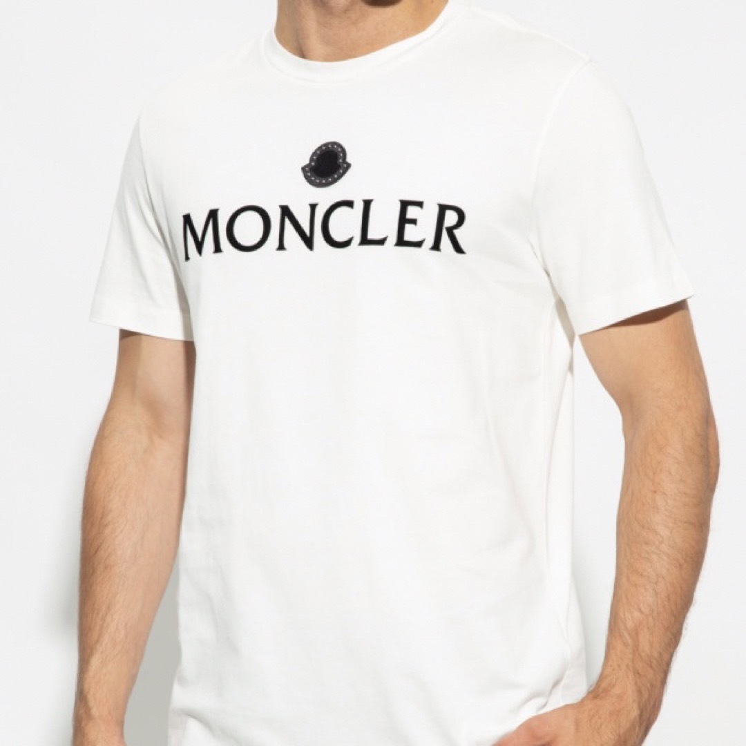 ★最新作★ 高級ライン MONCLER Tシャツ Ｓ　モンクレール ホワイト