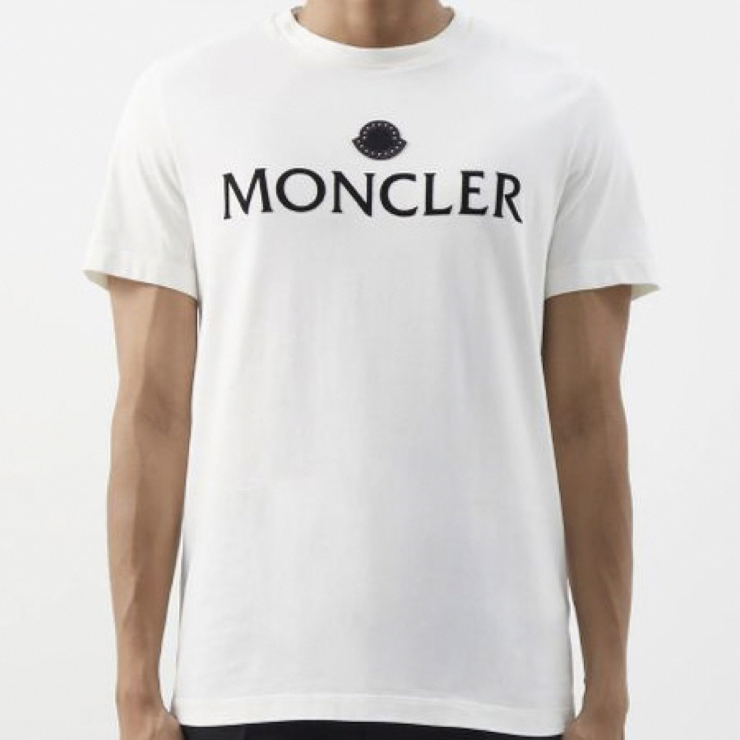 ★最新作★ 高級ライン MONCLER Tシャツ Ｓ　モンクレール ホワイト | フリマアプリ ラクマ