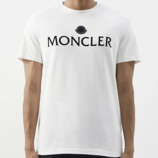 ★最新作★ 高級ライン MONCLER Tシャツ Ｓ　モンクレール ホワイト