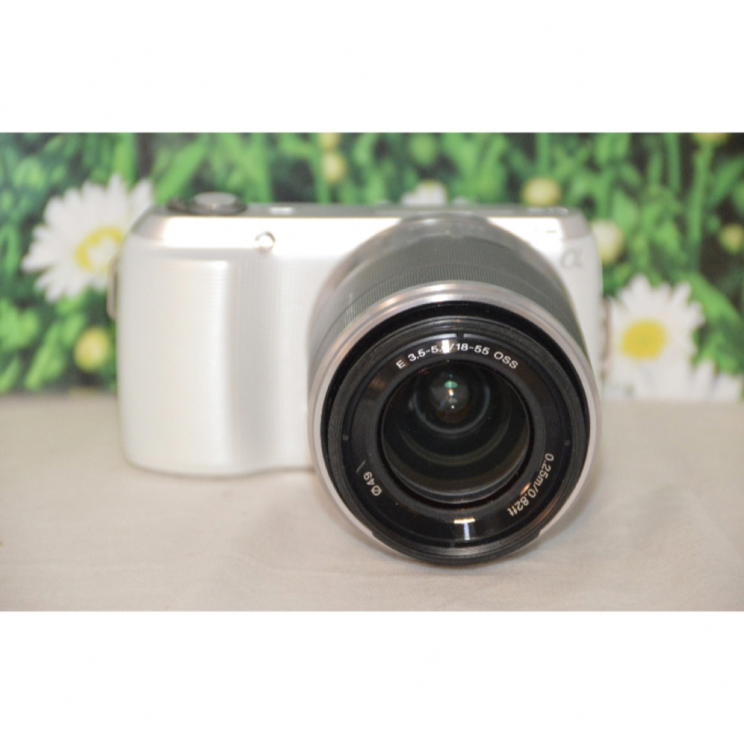 SONY(ソニー)の❤美品❤❤️SONY NEX-C3 標準レンズキット シルバー 人気❤ スマホ/家電/カメラのカメラ(ミラーレス一眼)の商品写真