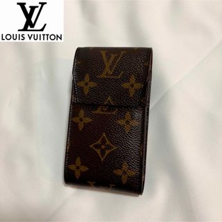 ルイヴィトン(LOUIS VUITTON)の【極美品】ルイヴィトン　シガレットケース　モノグラム(タバコグッズ)