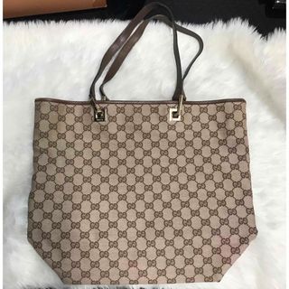 グッチ(Gucci)のRR 788 グッチ　GGキャンバストートバック　(トートバッグ)