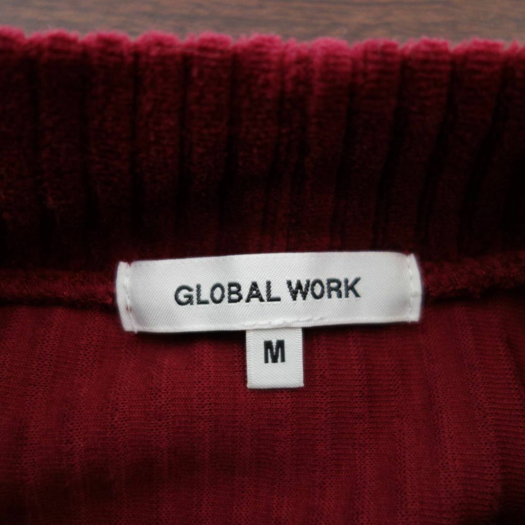 GLOBAL WORK(グローバルワーク)のGLOBAL WORK/コーデュロイハイネックプルオーバー レディースのトップス(カットソー(長袖/七分))の商品写真