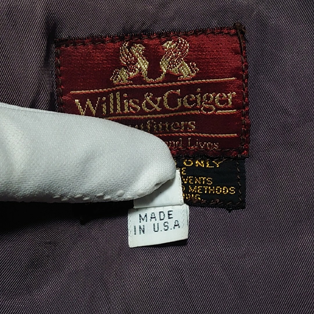 ★超希少★美品★ Willis&Geiger　Ｇ―８　size ４２　USA製 5