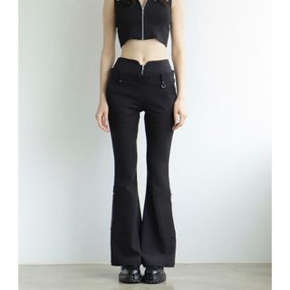 Melt the lady w waist flare pants(カジュアルパンツ)