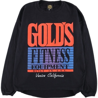 古着 GOLD'S GYM ロングTシャツ ロンT USA製 メンズL /eaa368643(Tシャツ/カットソー(半袖/袖なし))