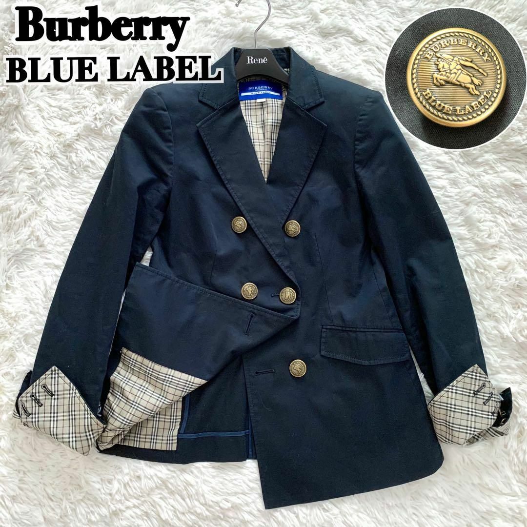 【未使用】バーバリーブルーレーベル　紺のジャケット
