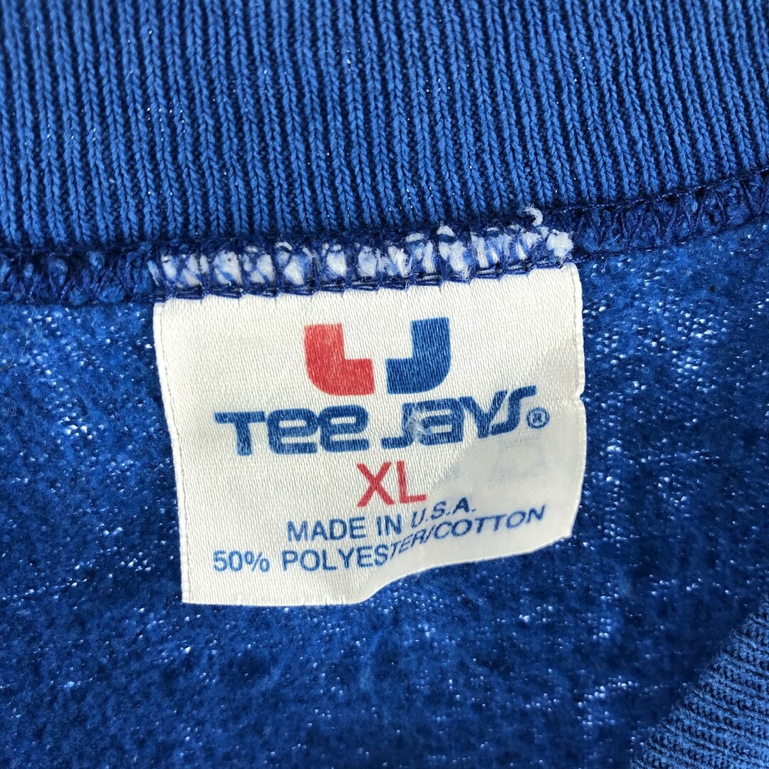 90年代 Tee Jays プリントスウェットシャツ トレーナー USA製 メンズXL
