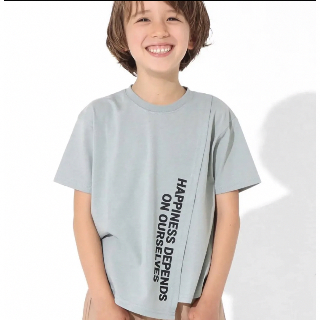 ANAP Kids(アナップキッズ)の新品❗️ 未開封❗️ANAP Tシャツ　S 100 110半袖　チャコールグレー キッズ/ベビー/マタニティのキッズ服男の子用(90cm~)(Tシャツ/カットソー)の商品写真