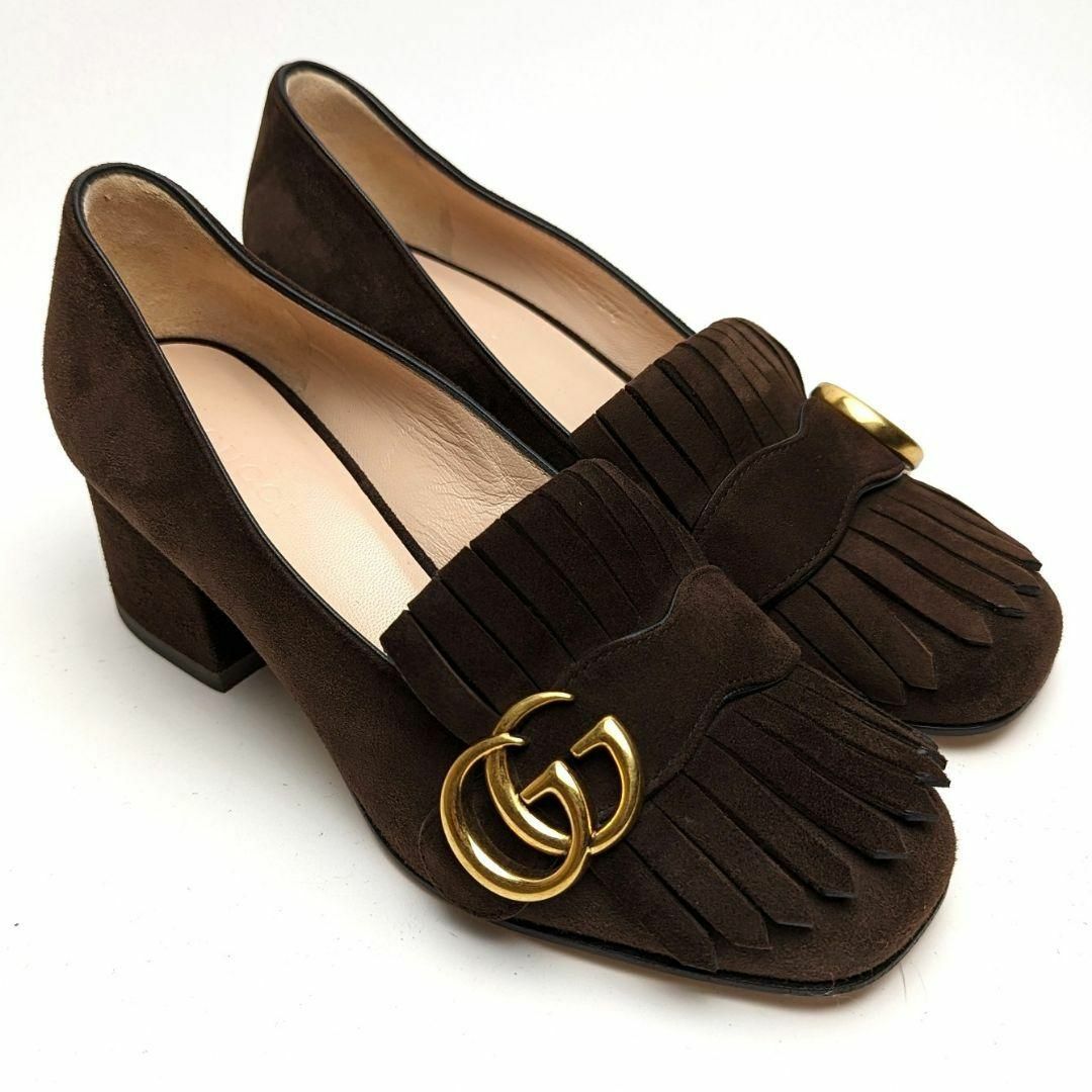 Gucci - 新品そっくりさん⭐GUCCIグッチ スエード GGマーモント