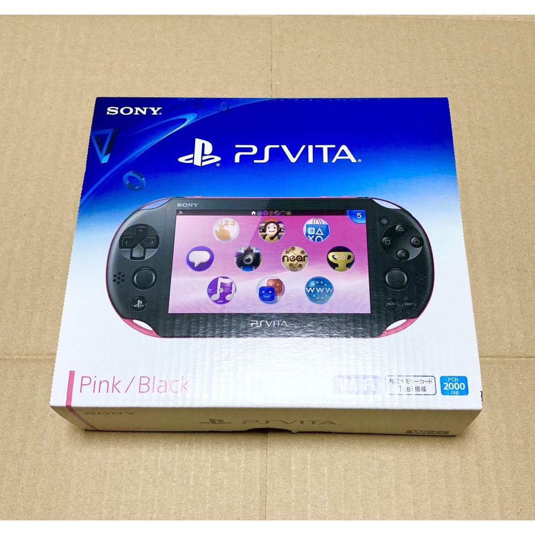 【新品未使用品】PS Vita PCH-2000ZA15 ピンク／ブラック