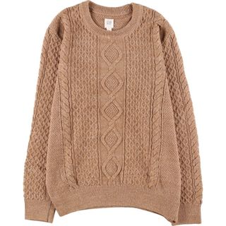 ギャップ(GAP)の古着 ギャップ GAP ケーブル編み コットンニットセーター メンズL /eaa368230(ニット/セーター)