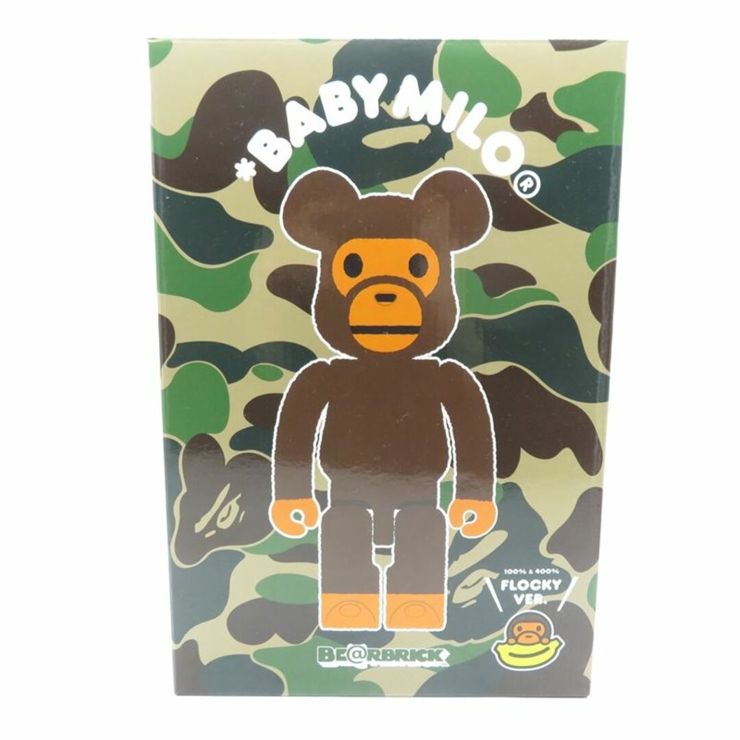 その他 A BATHING APE MEDICOM TOY  BE@RBRICK BABY MILO Flooky Ver 400%