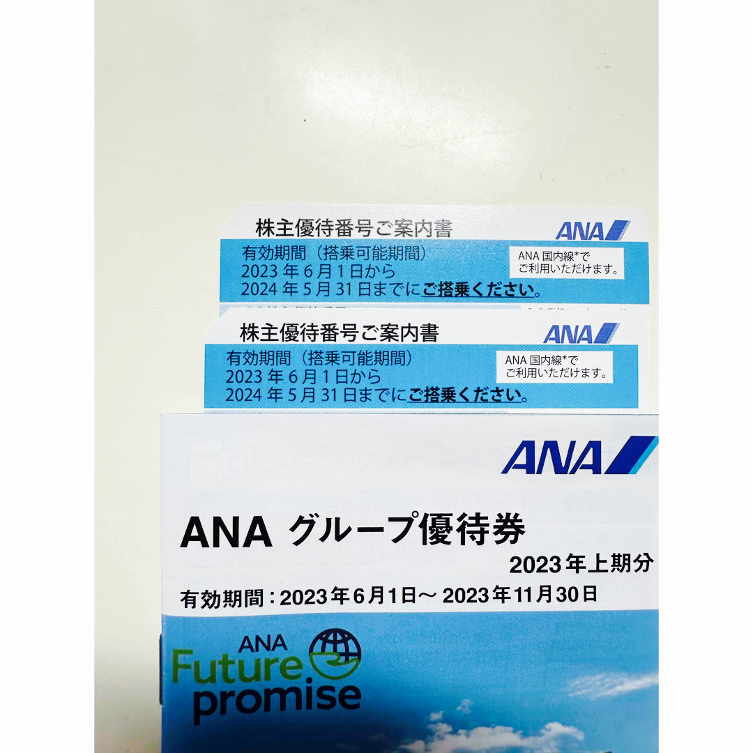 ANA(全日本空輸)(エーエヌエー(ゼンニッポンクウユ))のANA株主優待券2枚【最新】2024.5.31 チケットの優待券/割引券(その他)の商品写真