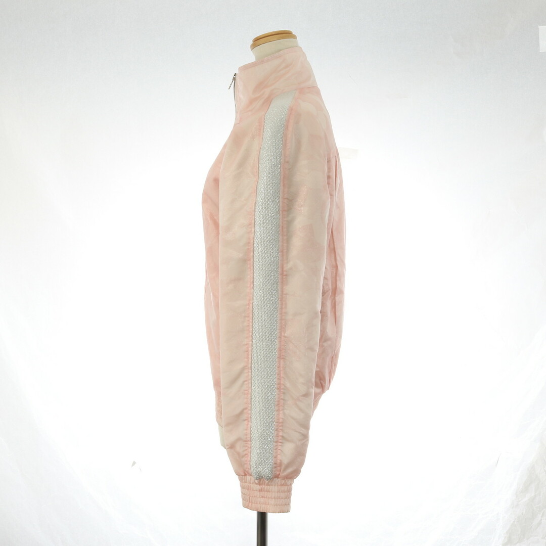 極美品 シャネル ココマーク ジャケット ブルゾン アパレル 上着 羽織 服 ピンク 36 Sサイズ 相当 レディース AET 0829-T4