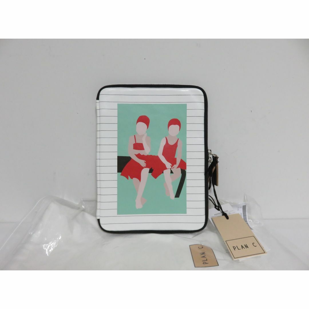 定価6.3万 新品 PLAN C iPad HOLDER ホワイト レッド