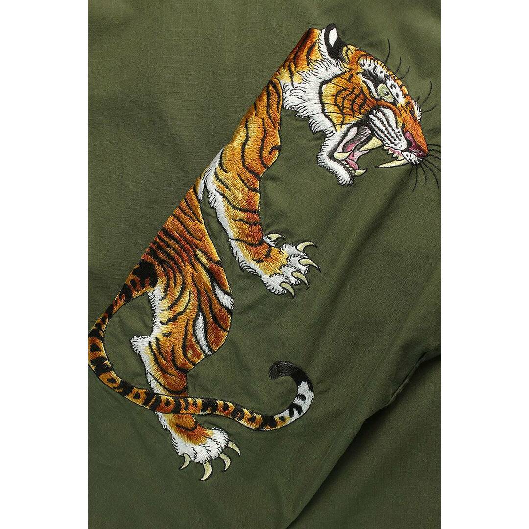 ワコマリア ×TIM LEHI 22SS TIM LEHI ARMY SHIRT 虎 タイガー刺繍