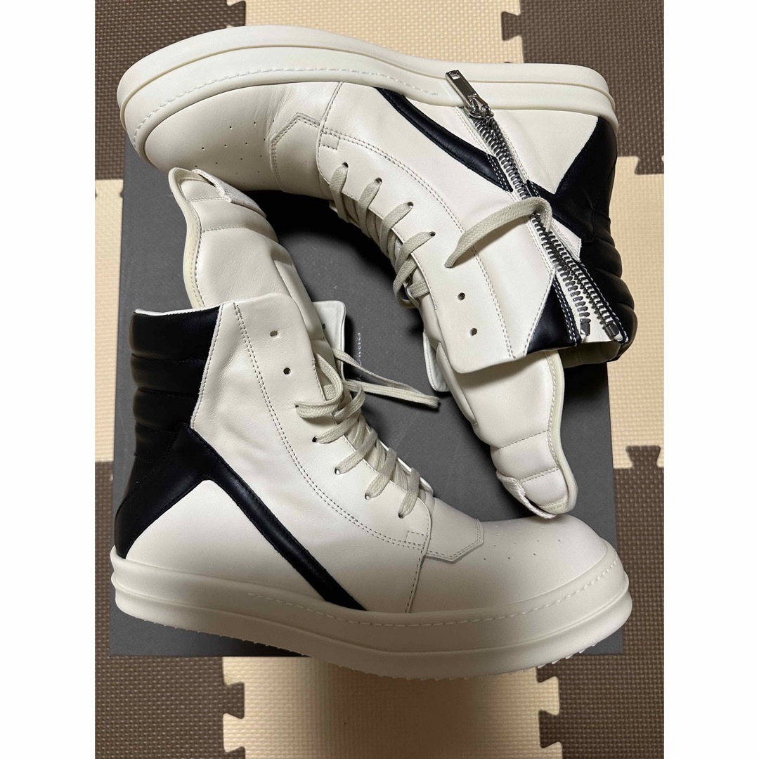 Rick Owens - Rick Owens GEOBASKET / MILK/BLACK/MILKの通販 by Rick Owens - Rick Owens GEOBASKET / MILK/BLACK/MILKの通販 by
