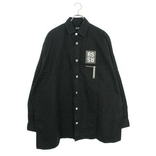 ラフシモンズ 20AW BIG FIT DENIM SHIRT WITH ZIPPED POCKET 202-247 ...