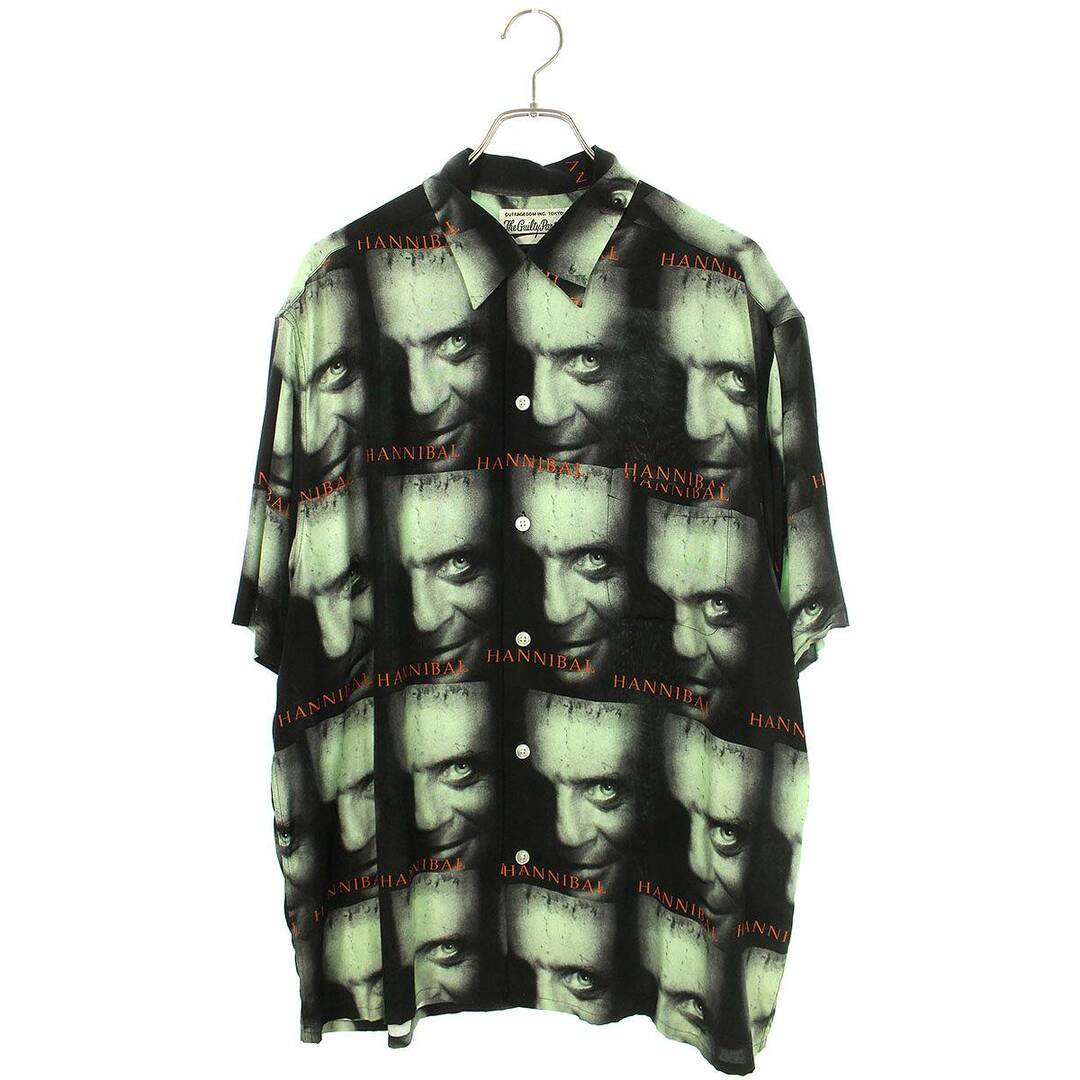 ワコマリア  22SS  HANNIBAL HAWAIAN SHIRT S/S HANNNIBAL総柄半袖シャツ メンズ XL