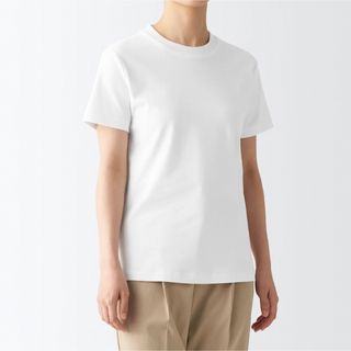 ムジルシリョウヒン(MUJI (無印良品))の無印　白Tシャツ　(Tシャツ(半袖/袖なし))