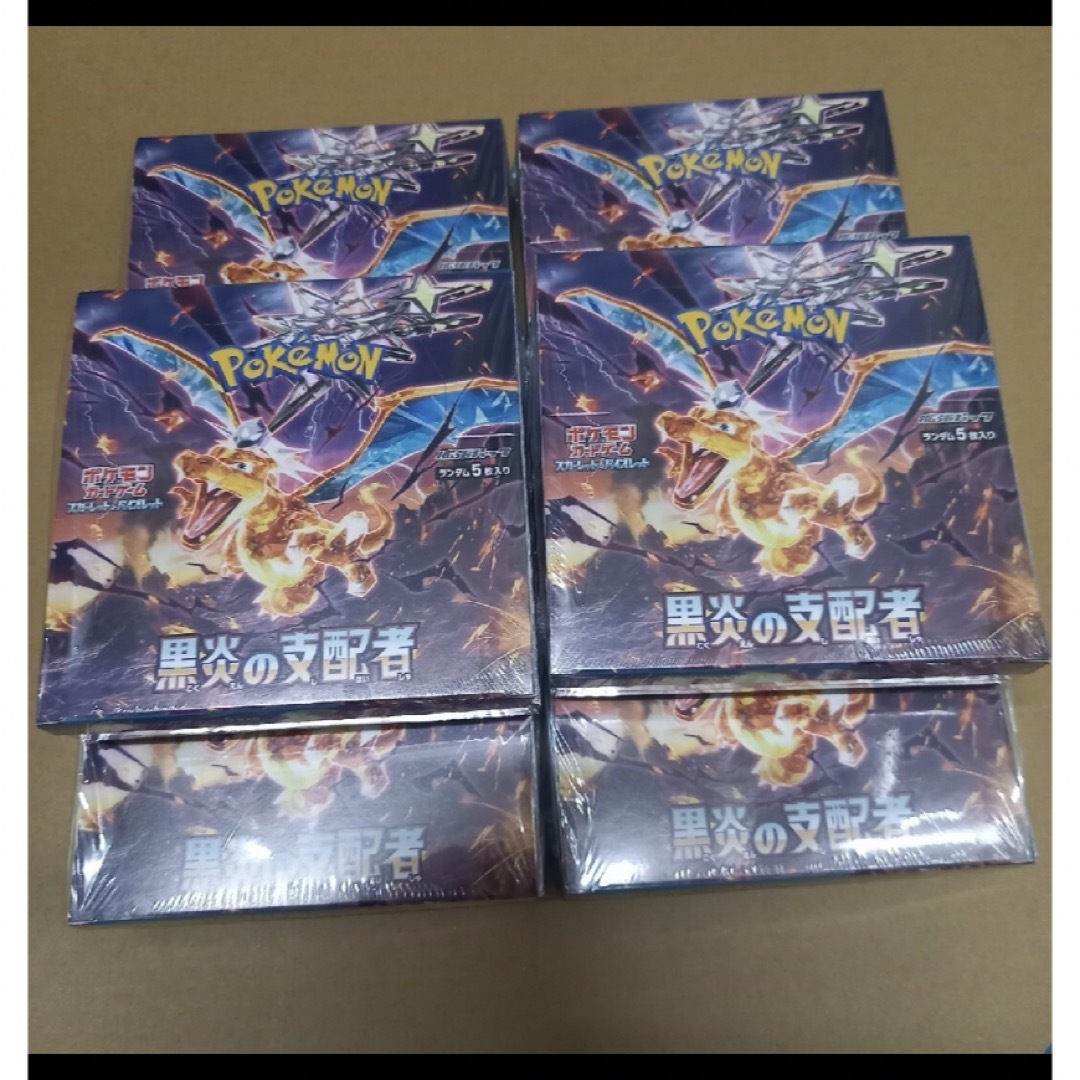 ポケモンカード　黒炎の支配者　6BOX シュリンク付き エンタメ/ホビーのトレーディングカード(Box/デッキ/パック)の商品写真