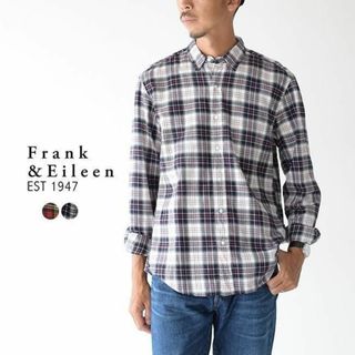 美品 ☆ Frank&Eileen FINBAR 長袖 シャツ ネルシャツ S-