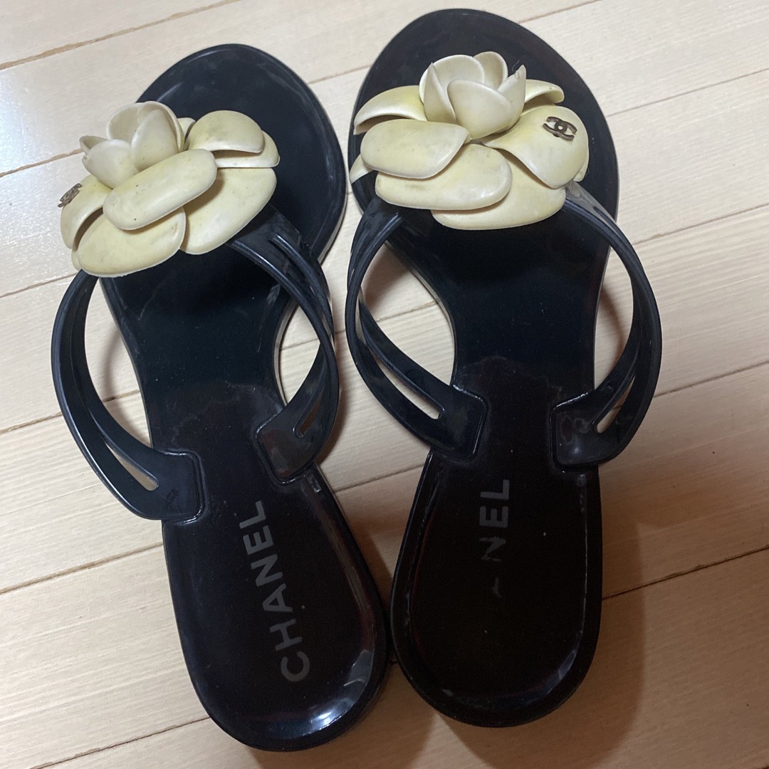 CHANEL - CHANEL シャネルビーチサンダル 36の通販 by y's CHANEL - CHANEL シャネルビーチサンダル 36の通販 by y's