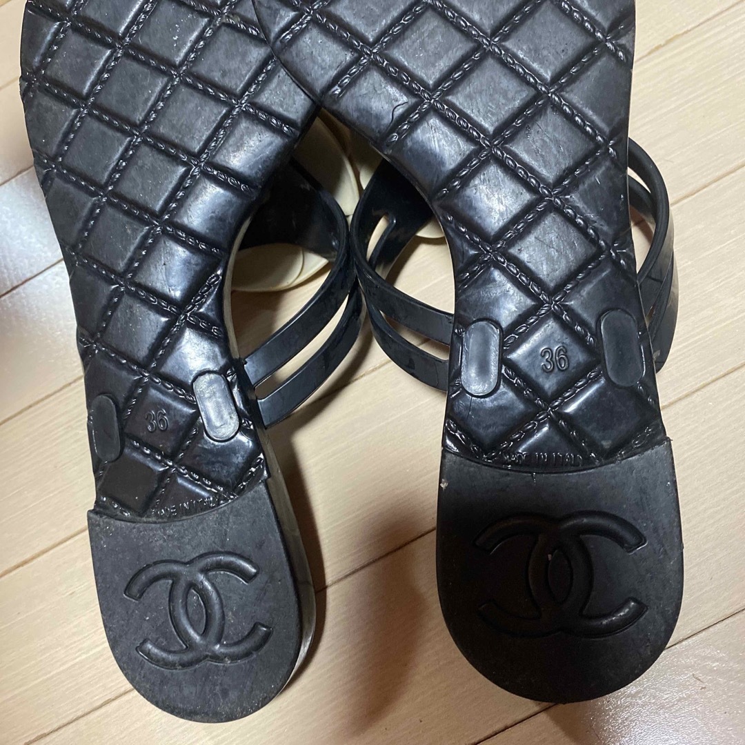 CHANEL - CHANEL シャネルビーチサンダル 36の通販 by y's CHANEL - CHANEL シャネルビーチサンダル 36の通販 by y's