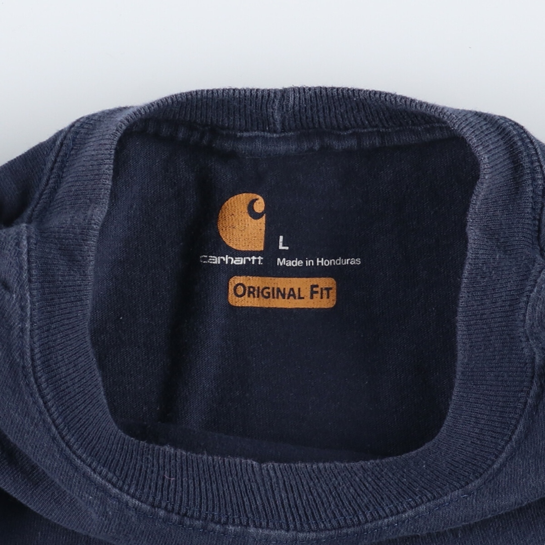 カーハート Carhartt ORIGINAL FIT 無地ポケットロングTシャツ ロンT メンズXL /eaa313011