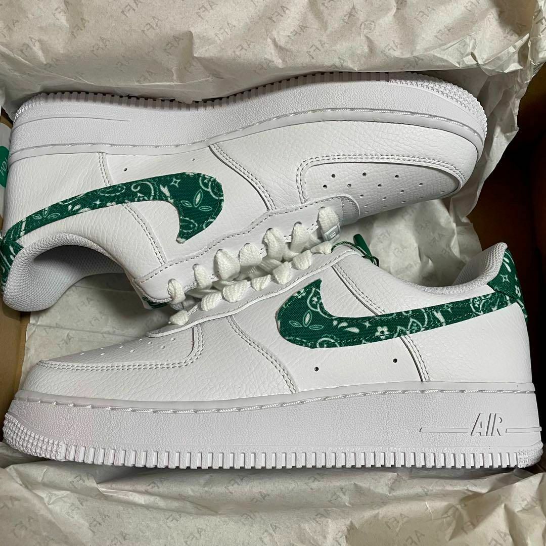 【新品25cm】Air Force 1 Low 07 Green Paisley