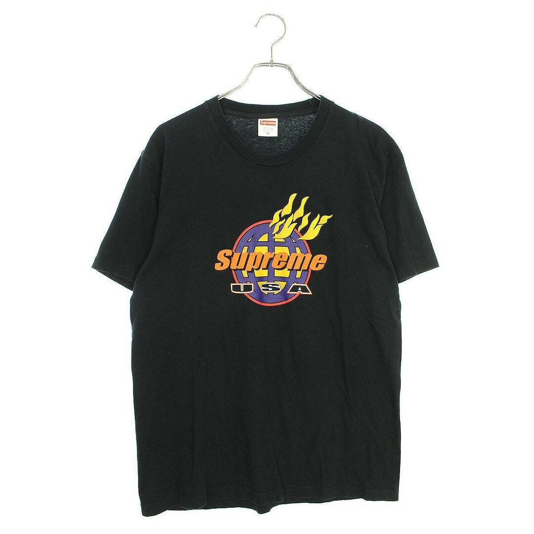 シュプリーム  17AW  Fire Tee ファイアプリントTシャツ メンズ M