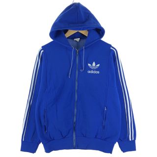 アディダス(adidas)の古着 70年代 アディダス adidas VENTEX社製 ジャージパーカー トラックジャケット レディースM ヴィンテージ /eaa366215(その他)