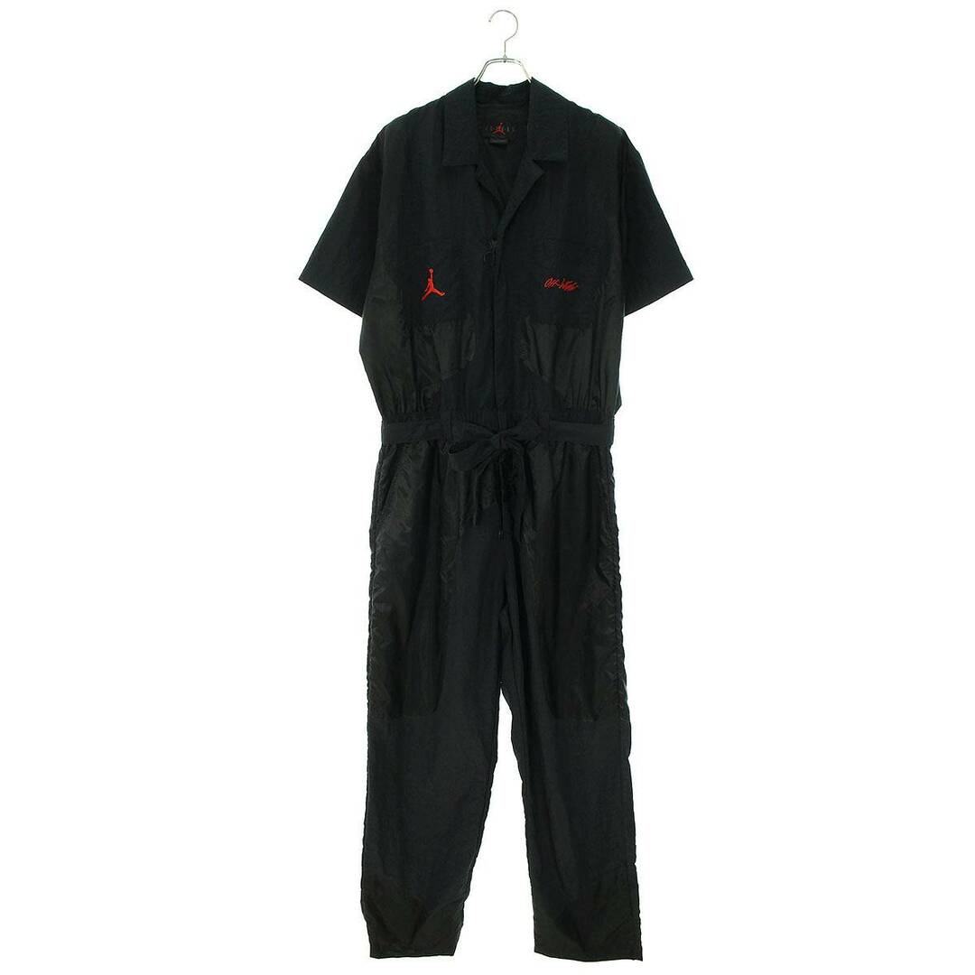 ナイキ  AS J NRG ASW BOILER SUIT/CV0668-010 ロゴ刺繍ナイロンボイラージャンプスーツ メンズ Lサロペット/オーバーオール