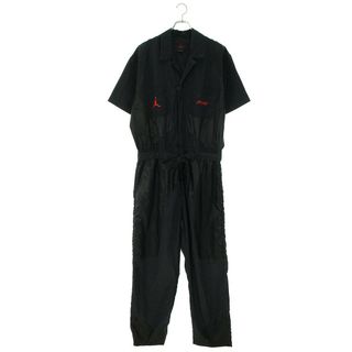 ナイキ(NIKE)のナイキ  AS J NRG ASW BOILER SUIT/CV0668-010 ロゴ刺繍ナイロンボイラージャンプスーツ メンズ L(サロペット/オーバーオール)