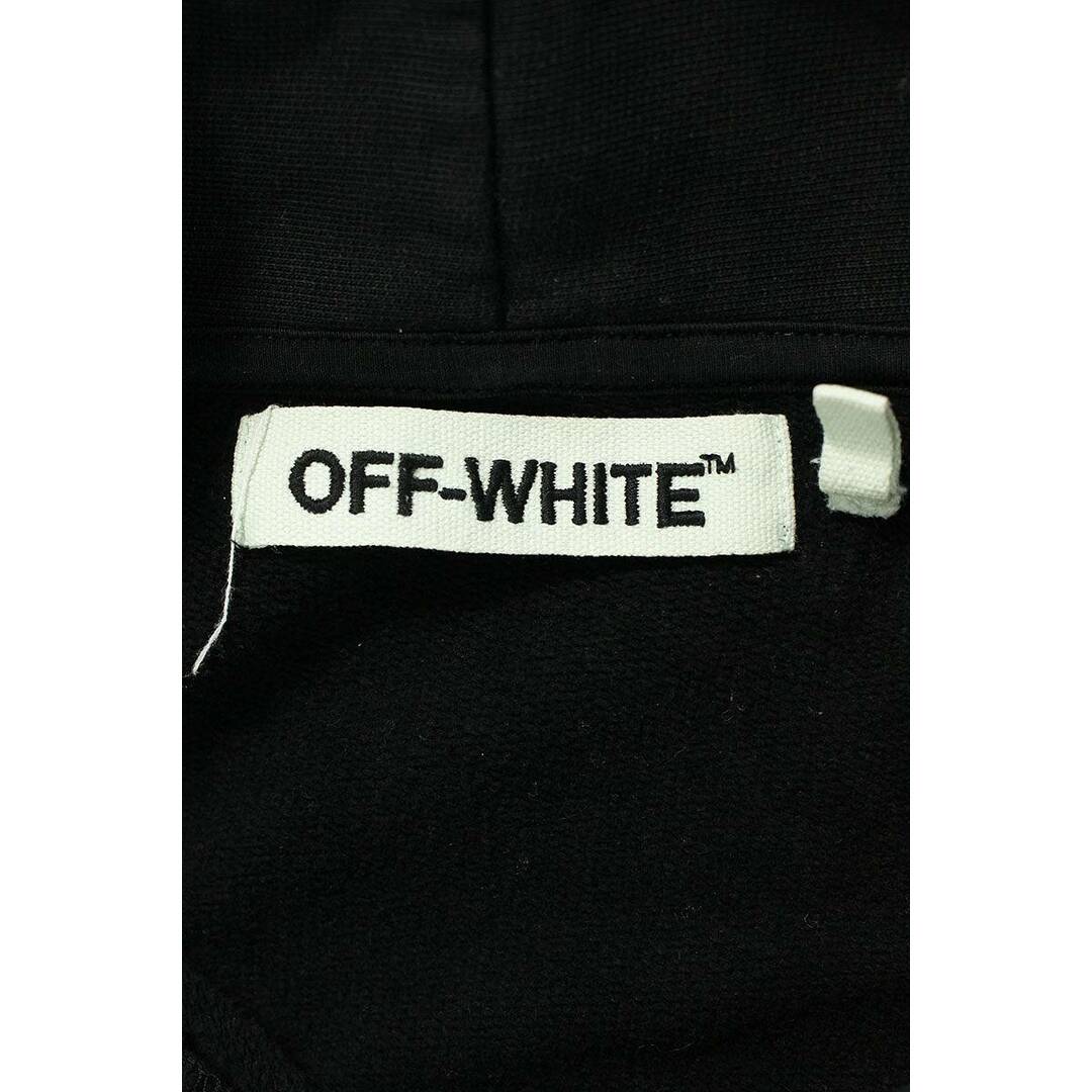 OFF-WHITE(オフホワイト)のオフホワイト プリントデザインプルオーバーパーカー メンズ XS メンズのトップス(パーカー)の商品写真