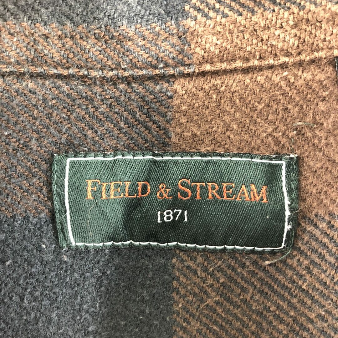 FIELD&STREAM 長袖 バッファローチェック フランネルシャツ メンズXL /eaa368330