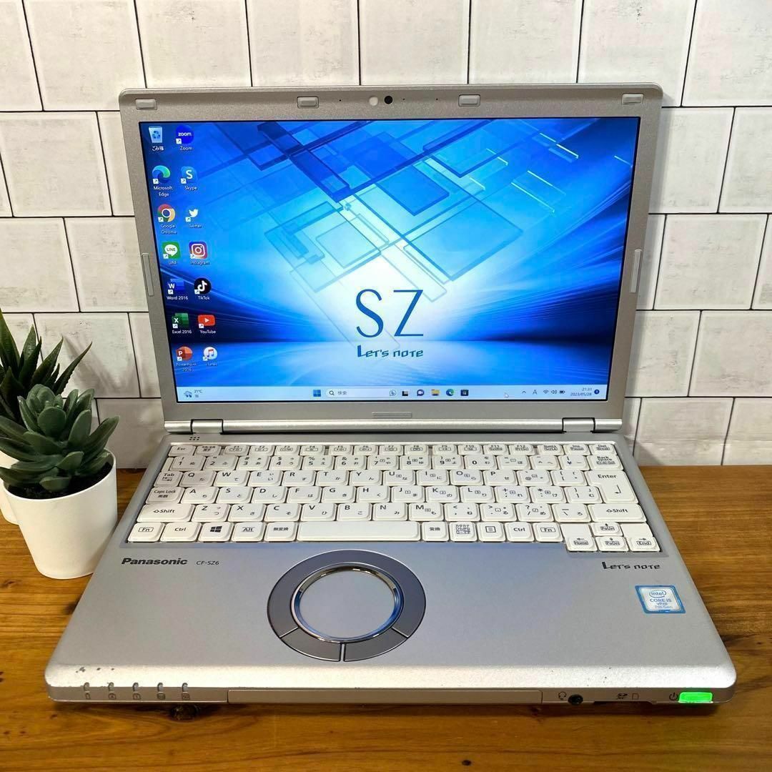 2017年製】レッツノートCFSZ6☘7世代i5☘高速SSD256/8GB☘️-