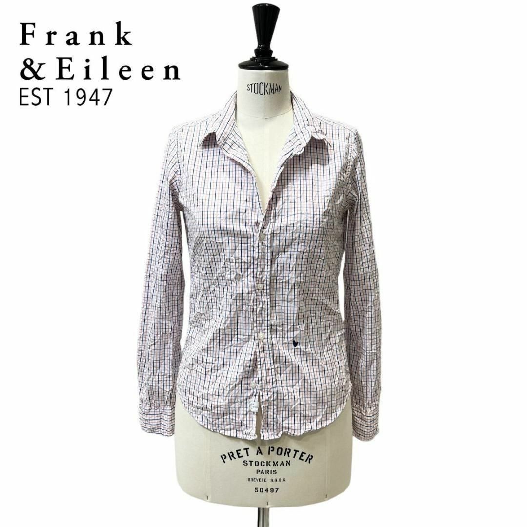 美品  USA製 Frank＆Eileen BARRY スキッパー シャツ XS