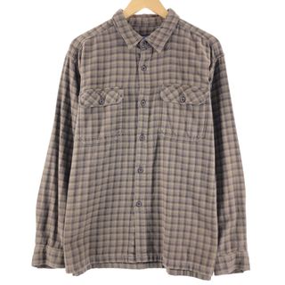 パタゴニア(patagonia)の古着 パタゴニア Patagonia 長袖 チェック柄 フランネルシャツ メンズXL /eaa368342(シャツ)