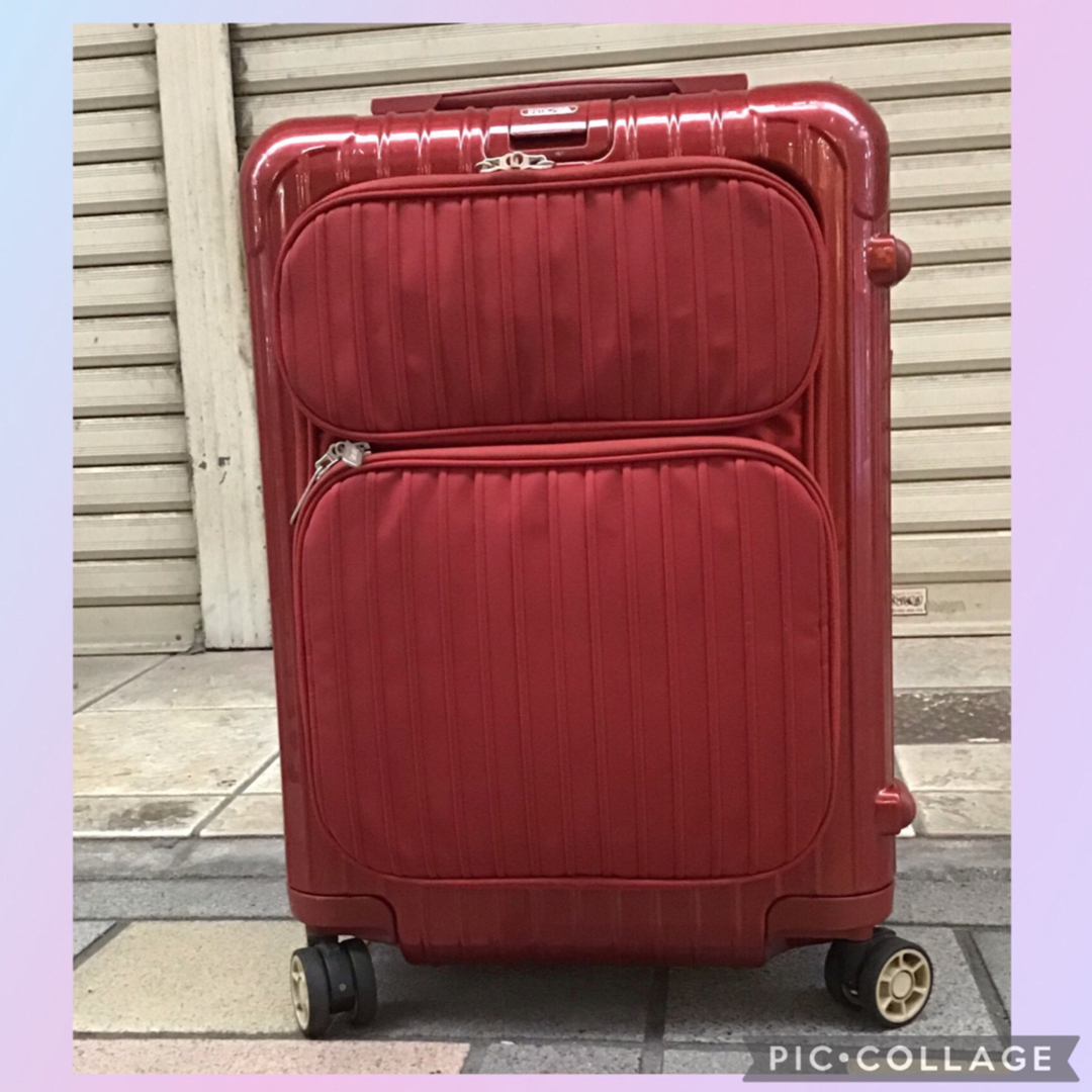 【美品】RIMOWA リモワ　サルサ　デラックス　レッド　赤　4輪　32 L