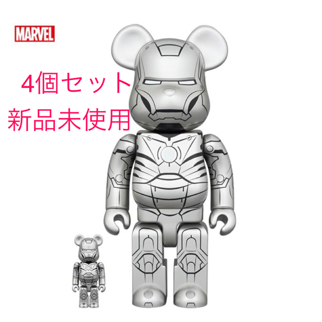 MEDICOM TOY(メディコムトイ)のBE@RBRICK IRON MAN MARK II 100％ & 400％ エンタメ/ホビーのフィギュア(その他)の商品写真