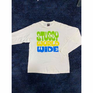 ステューシー(STUSSY)の【STUSSY】白Tシャツ(Tシャツ/カットソー(七分/長袖))