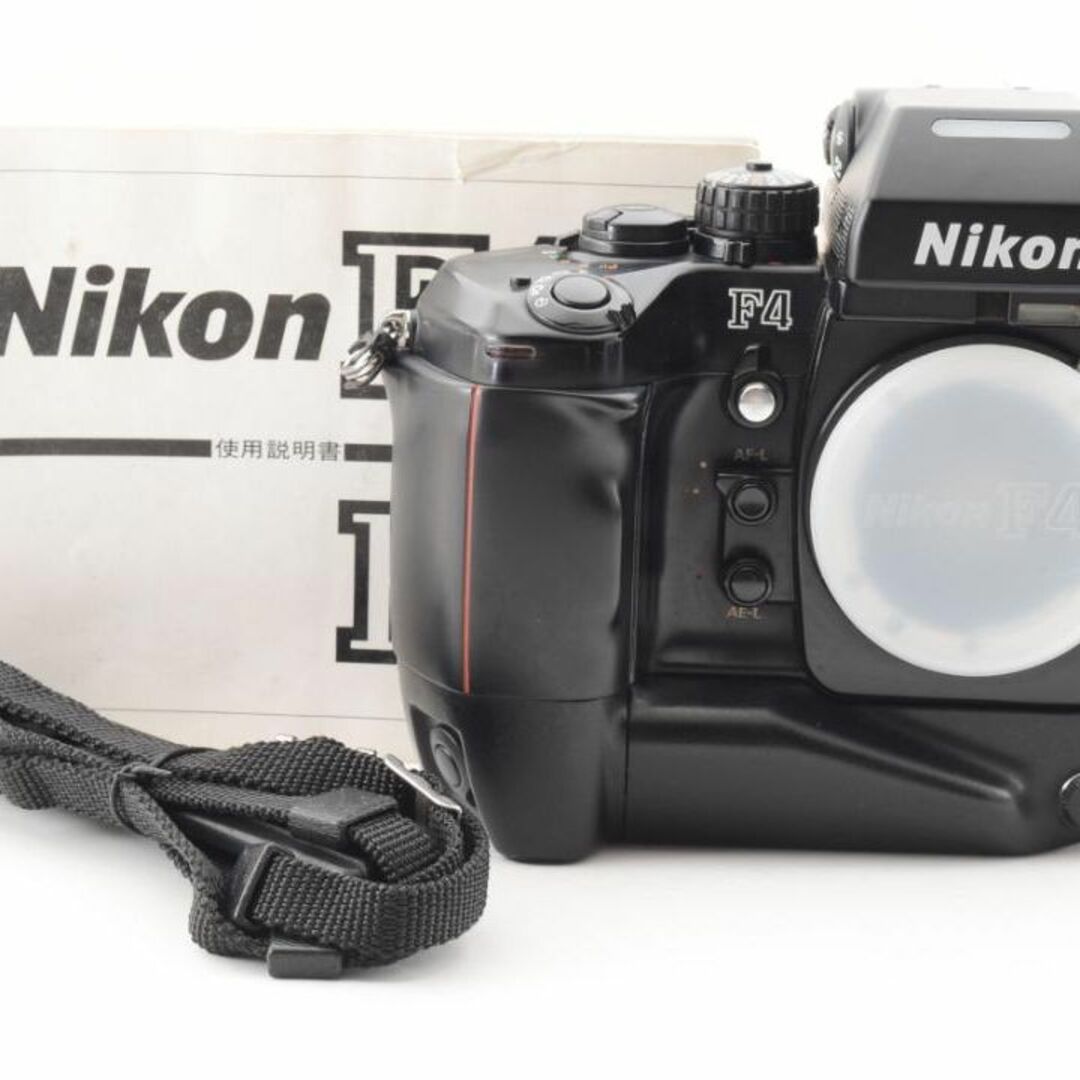 超美品　NIKON F4S　MB-21　説明書付　純正ボディキャップ付　Y800