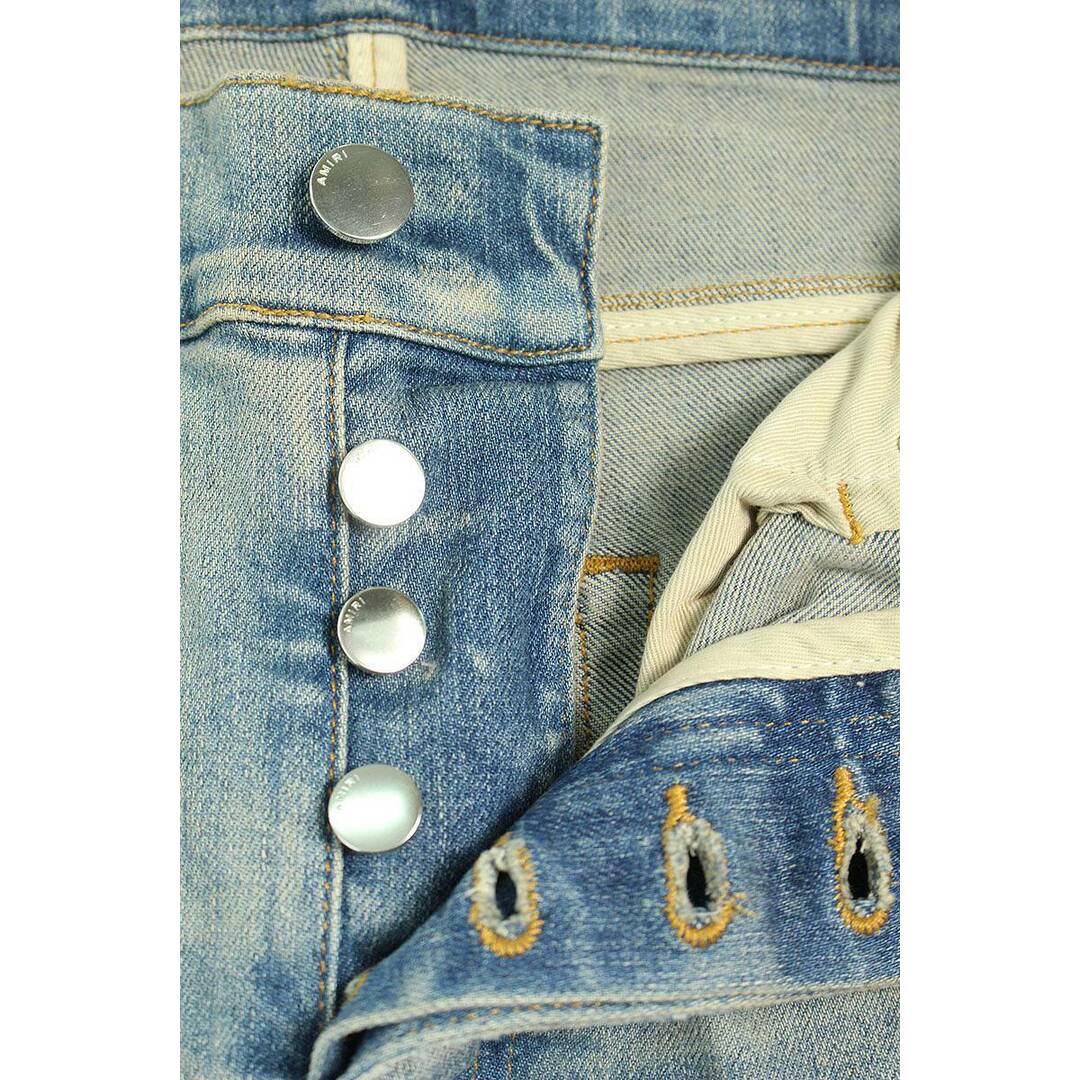 AMIRI - アミリ PLAID THRASHER JEAN チェック柄蛇腹バイカーデニム