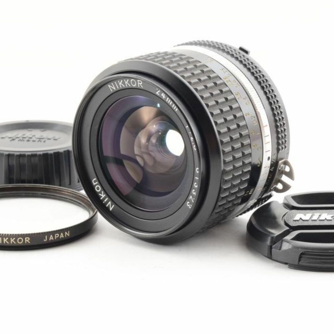 超美品 NIKON AI-S NIKKOR 24mm f2.8 MF Y913 - レンズ(単焦点)